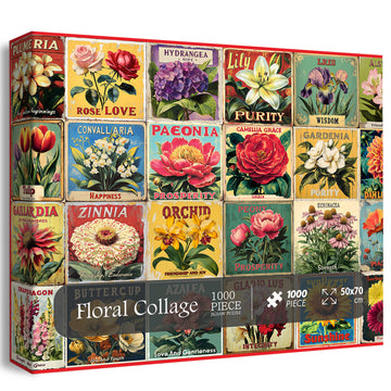 Puzzle floreale puzzle 1000 pezzi